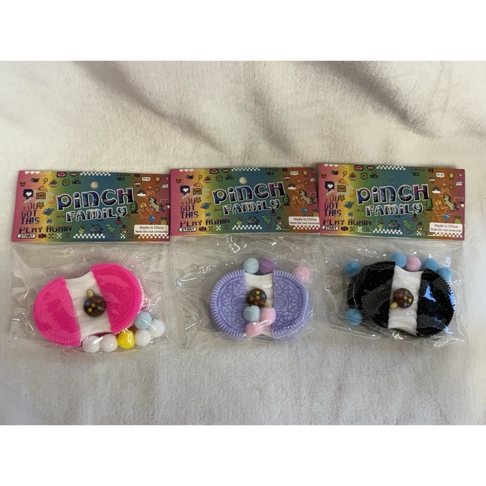 Pinch Family Taba Oreo Cookie Squishy "Set Of 3"